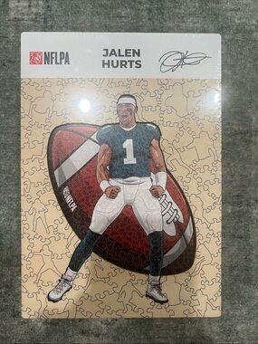 NFLPA Wooden Jalen Hurts 500-Piece Puzzle